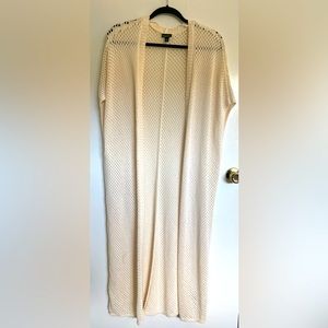 Cable Knit Cocoon Style Wrap